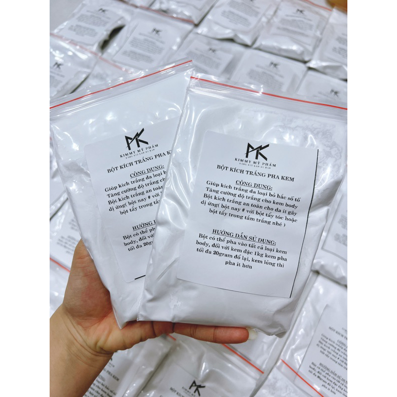 Lẻ 1 túi zip 100g bột kích tẩy màu trắng