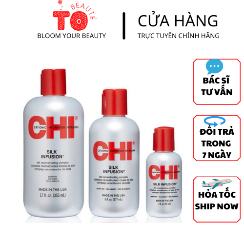 Tinh dầu dưỡng tóc mềm mượt và óng ả CHI Silk Infusion 15ml