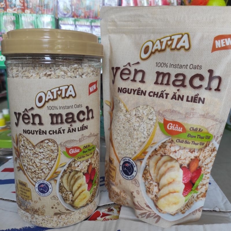 Yến mạch nguyên chất ăn liền Oatta 800g/400g