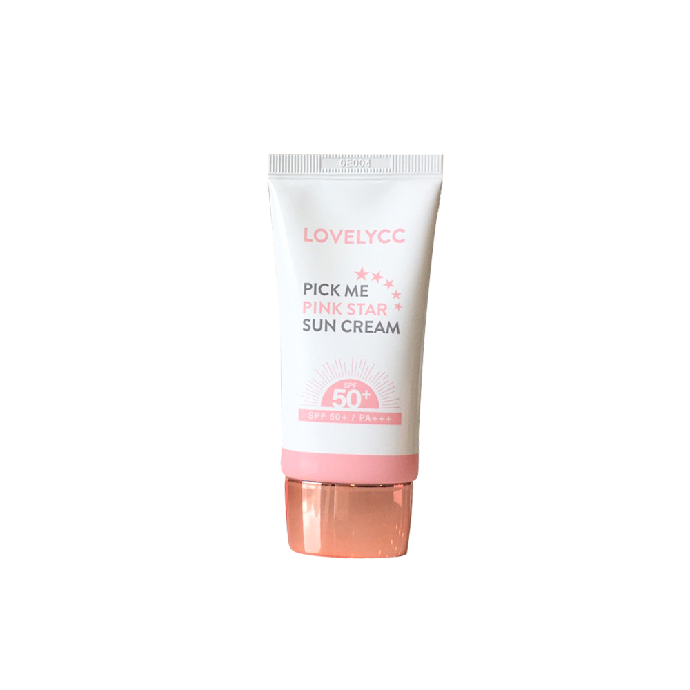 Kem Chống Nắng Nâng Tông LOVELYCC Pick Me Pink Star SPF50+ PA+++ 50ML