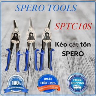 Kéo cắt tôn spero mũi thẳng lưỡi thép siêu bền, kéo cắt tôn, kéo cắt xương thạch cao, kéo cắt tôn cộng lực.