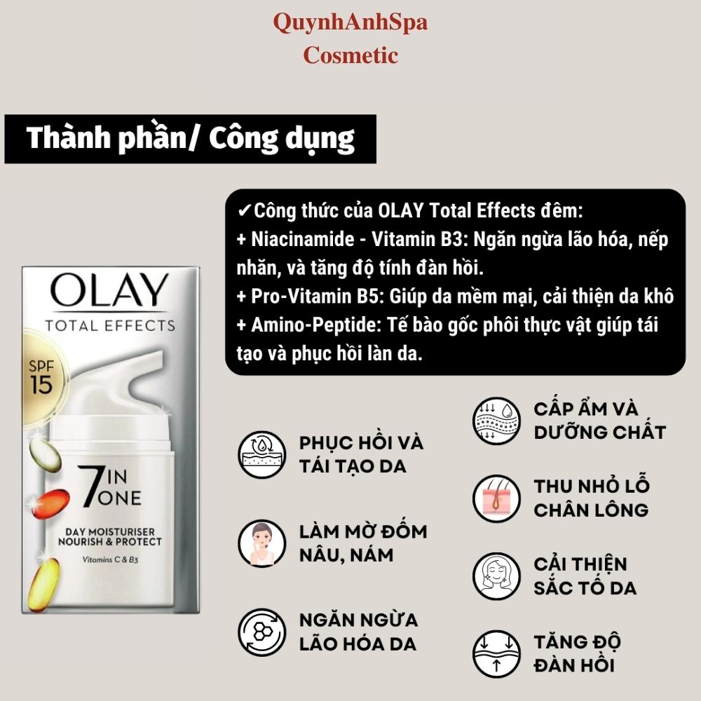 Kem dưỡng da ngày và đêm Olay Total Effects 7 in 1 Kem dưỡng ẩm chống lão hóa quynhanhspa20 50 ml | BigBuy360 - bigbuy360.vn