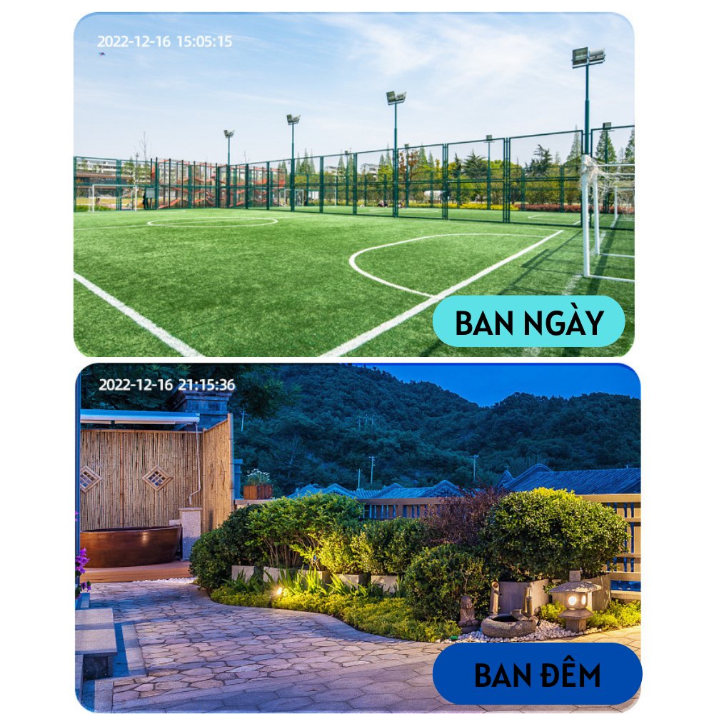 Camera Yoosee Wifi 2 Mắt 5.0Mpx Siêu Nét Ngoài Trời , Xem Đêm Có Màu , Đàm Thoại , Chống Nước - Bảo Hành 1 Năm