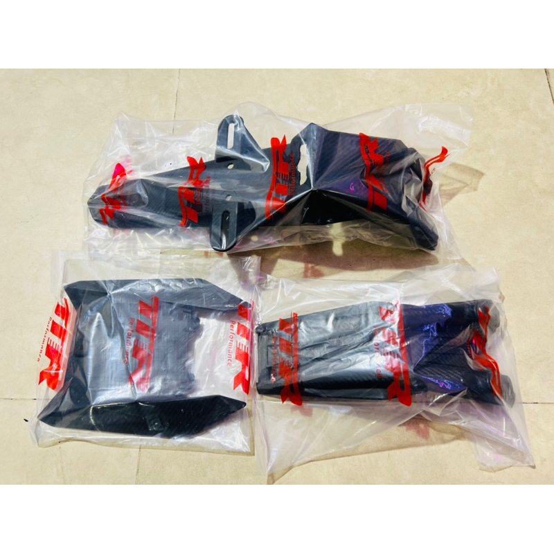 Dè Satria Raider TTR full 3 món chống gãy vân Carbon