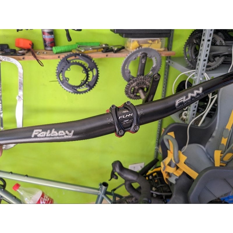 Bộ ghi đông pô tăng stem MTB Funn 35 fatboy stryge 55mm dài 725mm