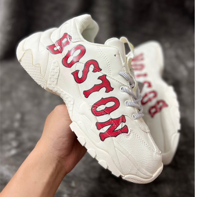 Giày MLB BOSTON đỏ logo in3D - MLB best quaility 44-45-46