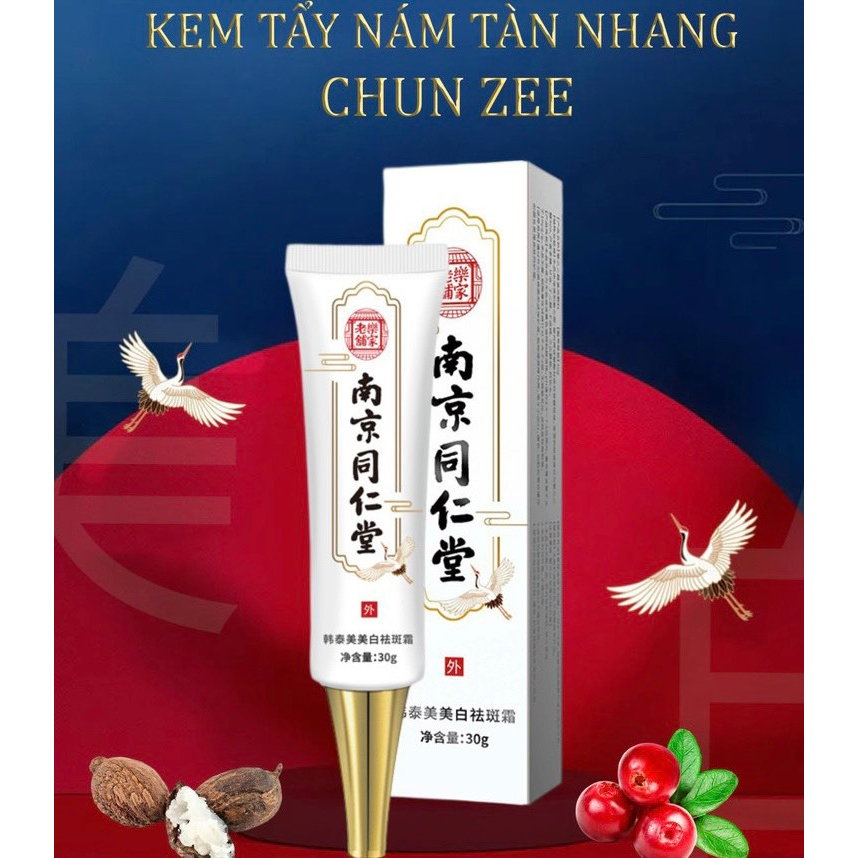 Kem tẩy nám tàn nhang Chun Zee, kem nám Chun Zee dưỡng da trắng sáng đều màu, giảm nếp nhăn...