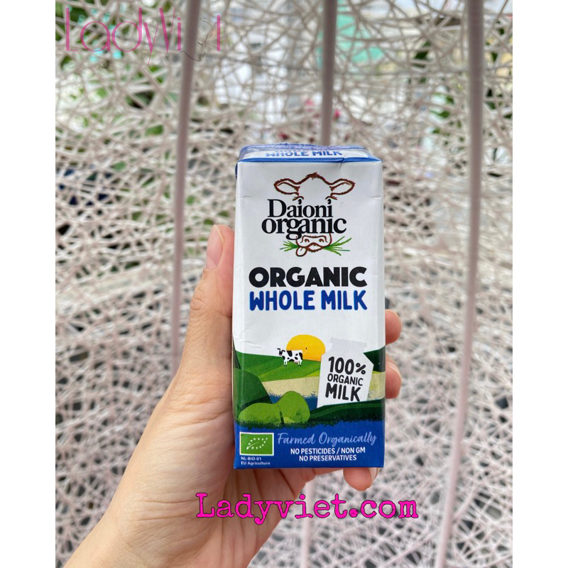 24 hộp Sữa Daioni nguyên kem 200ml