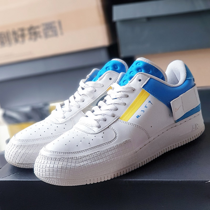 Giày Air Force 1 Type Photo Blue, size 44, real 2hand