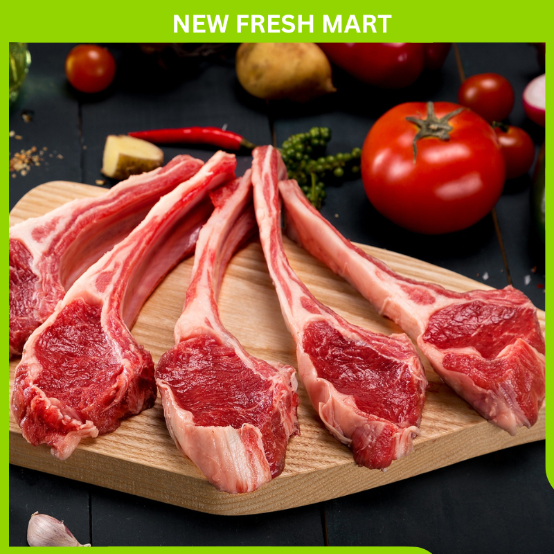 Sườn Cừu Có Xương Cắt Kiểu Pháp - 1Kg