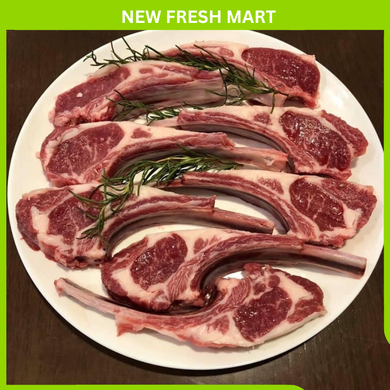 Sườn Cừu Có Xương Cắt Kiểu Pháp - 1Kg