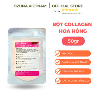 Mặt nạ dẻo collgen hoa hồng Ozuna Việt Nam  chăm sóc da mặt cao cấp chuyên dùng trong spa