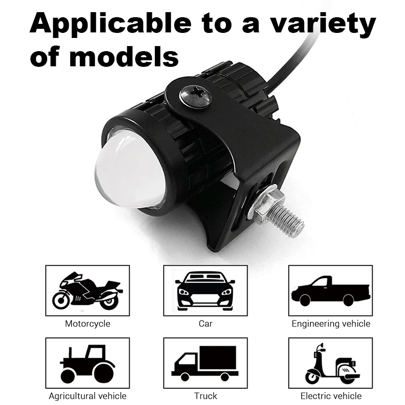 Đèn Trợ Sáng Xe Máy Đèn Trợ Sáng Mini Bi Cầu 2 Mầu,Đèn LED Trợ Sáng Xe Máy Chính Hãng Tặng Full Phụ Kiện,Công Tắc