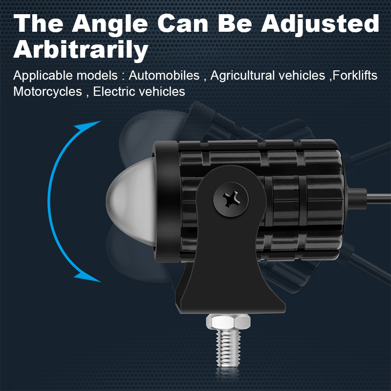 Đèn Trợ Sáng Xe Máy Đèn Trợ Sáng Mini Bi Cầu 2 Mầu,Đèn LED Trợ Sáng Xe Máy Chính Hãng Tặng Full Phụ Kiện,Công Tắc