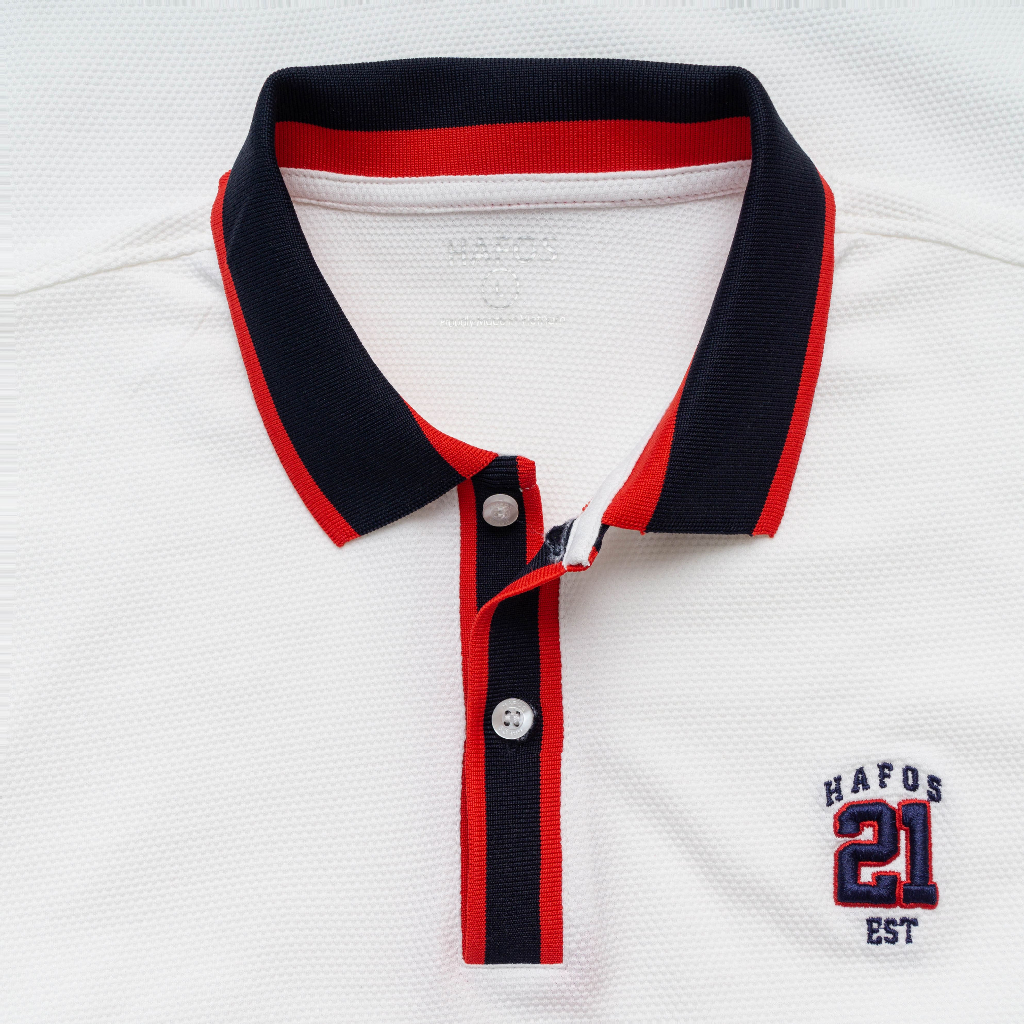 Áo polo nam HAFOS REDDY vải Cotton dệt Waffle cao cấp
