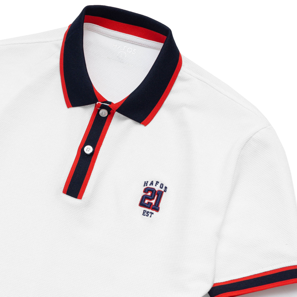 Áo polo nam HAFOS REDDY vải Cotton dệt Waffle cao cấp
