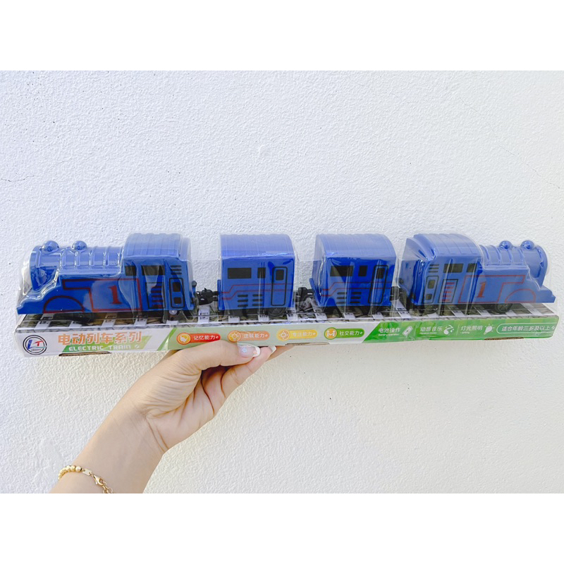 Đồ chơi tàu lửa chạy pin, xe lửa tàu điện ngầm, tàu lửa Thomas cho bé thích khám phá mô hình xe