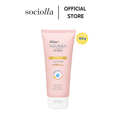 Kem Chống Nắng Dưỡng Thể Trắng Mịn Sunplay Body Lotion Skin Aqua Whitening 150g