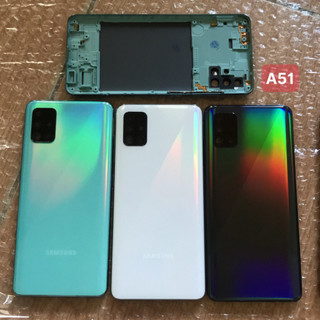 Bộ vỏ điện thoại samsung A51 có khe sim và kính cam