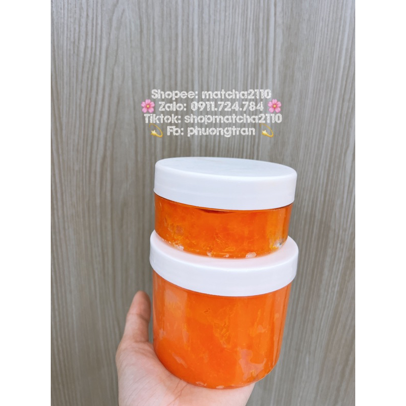 Colagen tươi trộn kem, nấu bóc trắng handmade