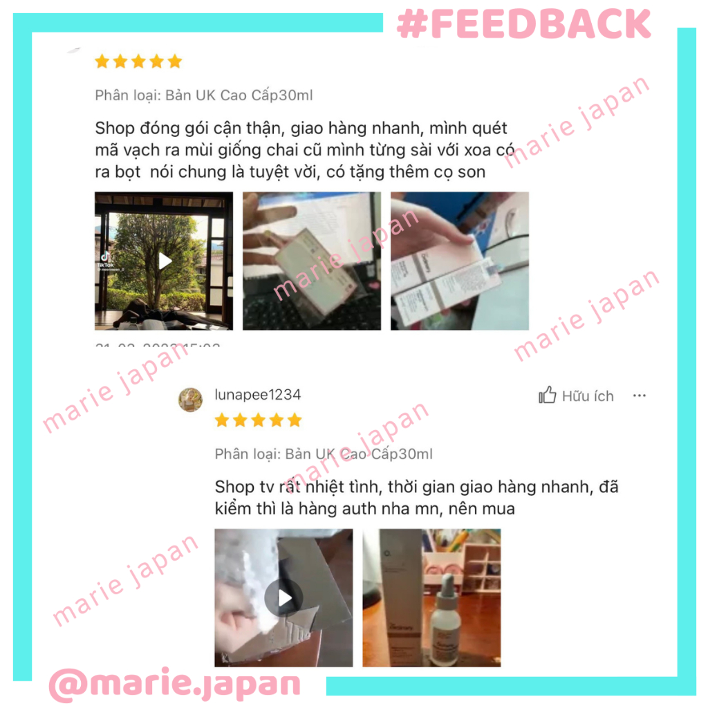 Serum The Ordinary Niacinamide 10% + Zinc 1% giảm mụn mờ thâm 30ml