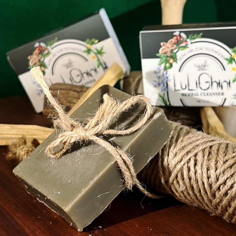 Xà bông thảo dược chăm sóc mụn Lulighini