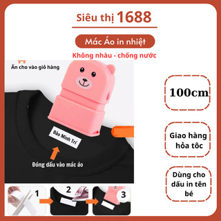 Mác Áo Dùng Cho Con Dấu In Tên Bé