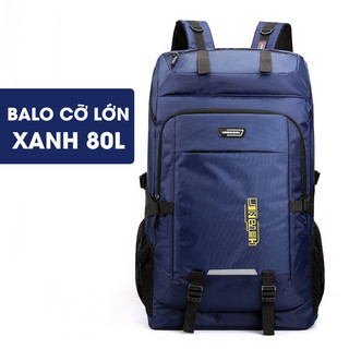 Balo travel cỡ lớn 60 - 80 lít dung tích lớn chứa được nhiều đồ dùng khi đi du lịch