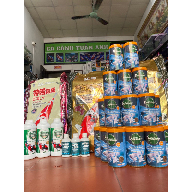 CÁM CÁ CHÉP SƯ TỬ - Denponta-aqua 400gr