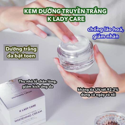 Bộ Kem & Serum Dưỡng Ngăn Ngừa Lão Hoá Căng Bóng Da K Lady Care