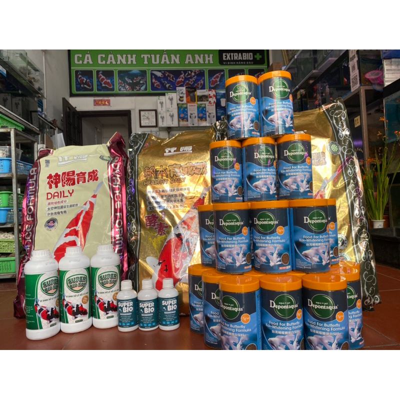 CÁM CÁ CHÉP SƯ TỬ - Denponta-aqua 400gr