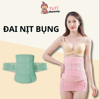 Đai nịt bụng sau sinh, gen nịt bụng dưới cao cấp giảm mỡ bụng định hình eo Tutimommy