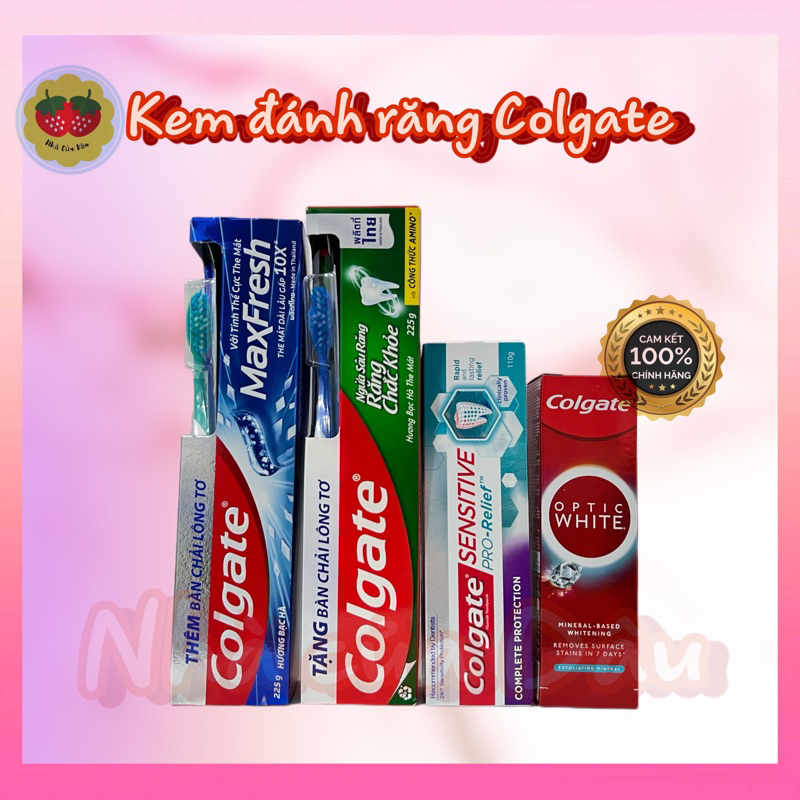 Kem đánh răng Colgate các loại