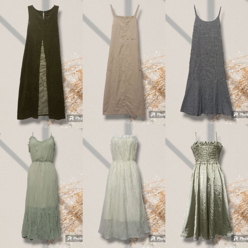 Đầm 2hand, đầm si 135 267 (Ins:catchy_2hand/ catchy._.thrift)