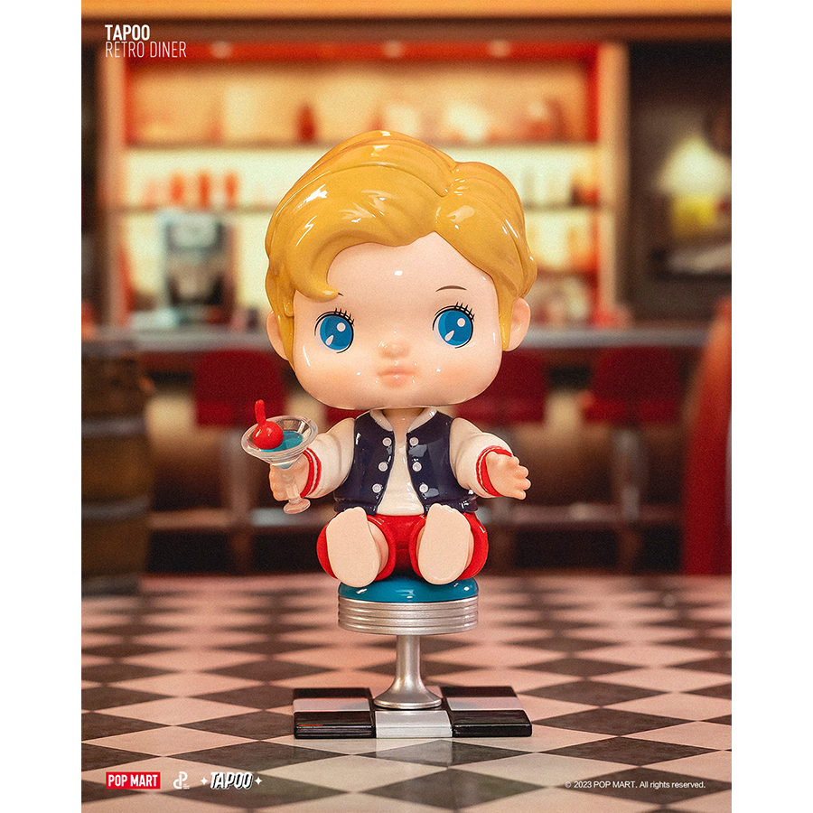 Mô Hình Đồ Chơi POP MART Tapoo Retro Diner 6941848224514 - Giao Hàng Ngẫu Nhiên