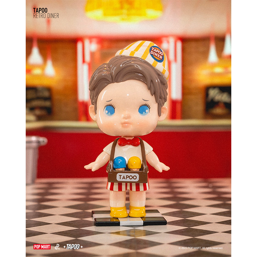 Mô Hình Đồ Chơi POP MART Tapoo Retro Diner 6941848224514 - Giao Hàng Ngẫu Nhiên
