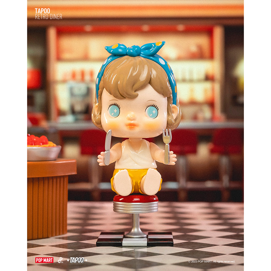 Mô Hình Đồ Chơi POP MART Tapoo Retro Diner 6941848224514 - Giao Hàng Ngẫu Nhiên