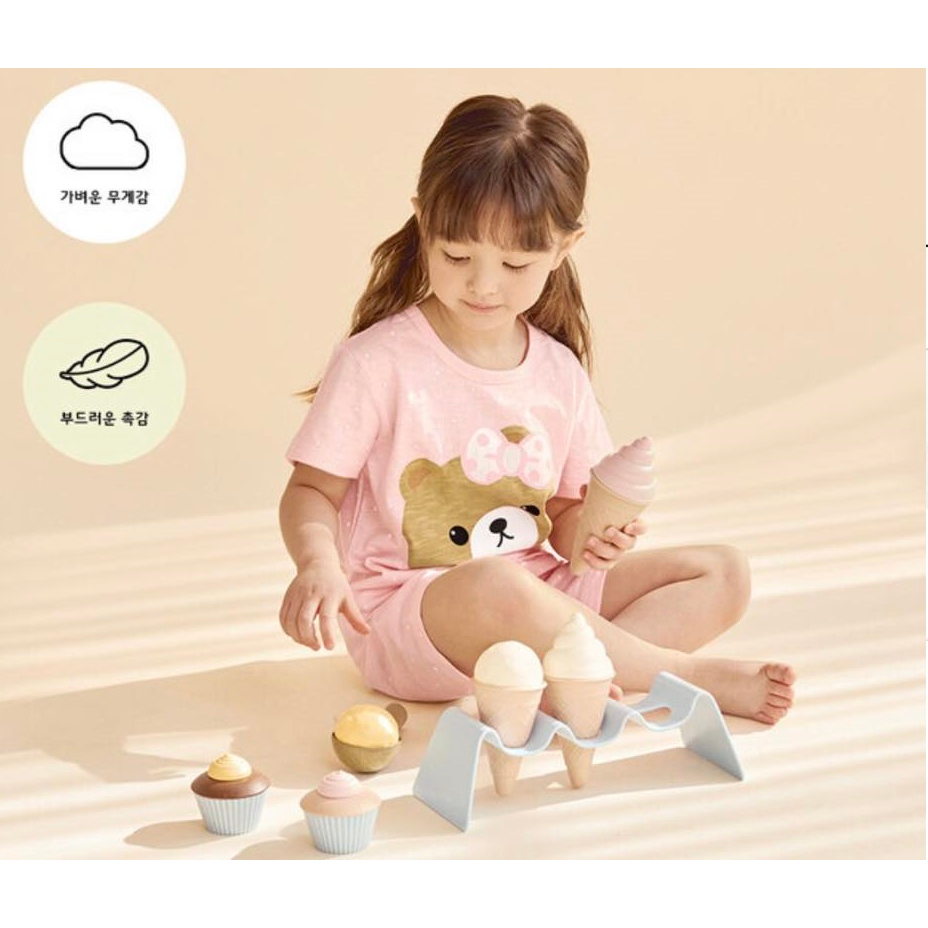 BỘ THUN COTTON HÀN QUỐC BÉ TARI BÉ GÁI