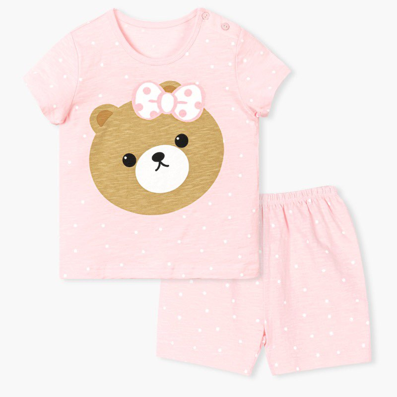 BỘ THUN COTTON HÀN QUỐC BÉ TARI BÉ GÁI