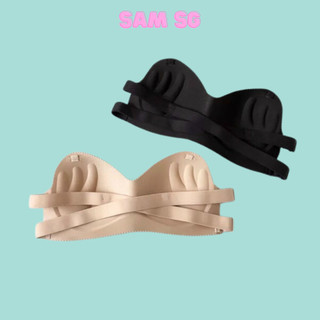 Áo Ngực Không Gọng Đệm Lót mút mỏng Su kèm Dây Trong Hàng Bán Shop Sam Clothing