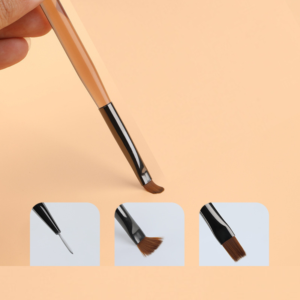 Sét cọ 9 cây vẽ móng nail lông tổng hợp cao cấp mềm, mướt