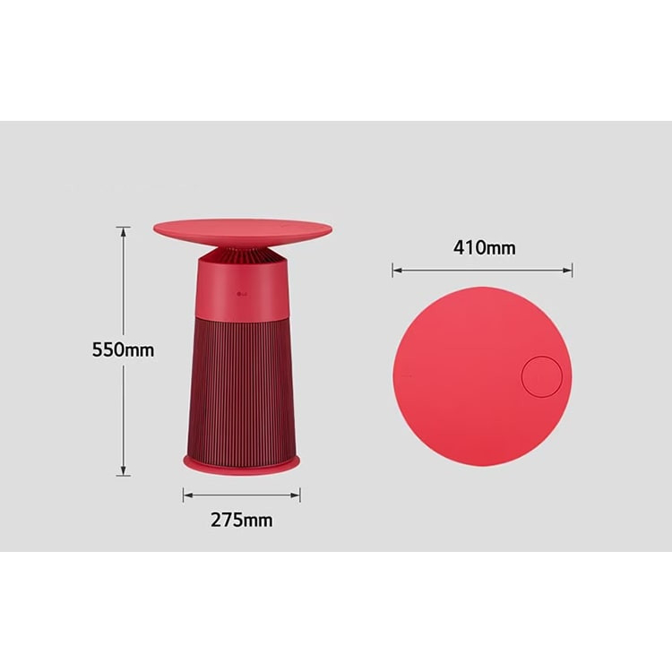 Máy Lọc Khí PuriCare AeroFurniture Màu Đỏ AS20GPRU0- Chính Hãng Bảo Hành 12 Tháng