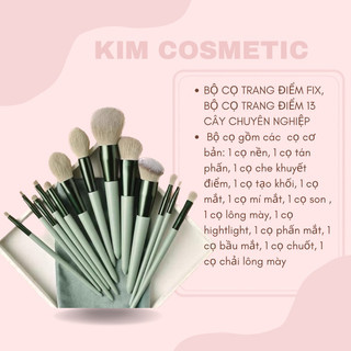 BỘ CỌ TRANG ĐIỂM FIX, BỘ CỌ TRANG ĐIỂM 13 CÂY CHUYÊN NGHIỆP SIÊU HÓT- LAZEN COSMETICS