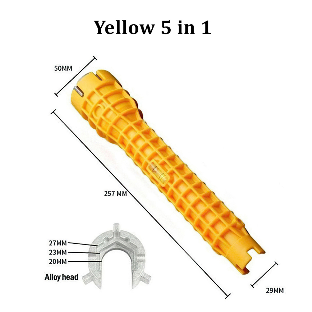 Cờ lê đa năng, Vặn Dây Cấp Nước Đa Năng,Vòi tắm, Vòi xit, Nhiều cấp độ vặn Được sử dụng để lắp đặt các phụ tùng nhà tắm.