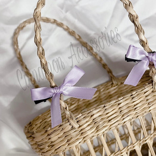 Kẹp nơ mini màu pastel siêu dễ thương