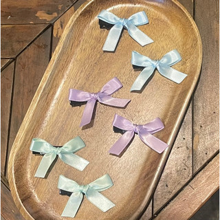 Kẹp nơ mini màu pastel siêu dễ thương
