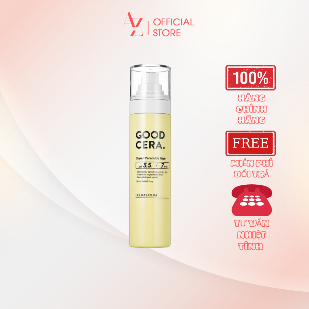 Xịt Khoáng Hàn Quốc Holika Holika Good Cera Super Ceramide cấp ẩm cân bằng pH 120ml - 7139