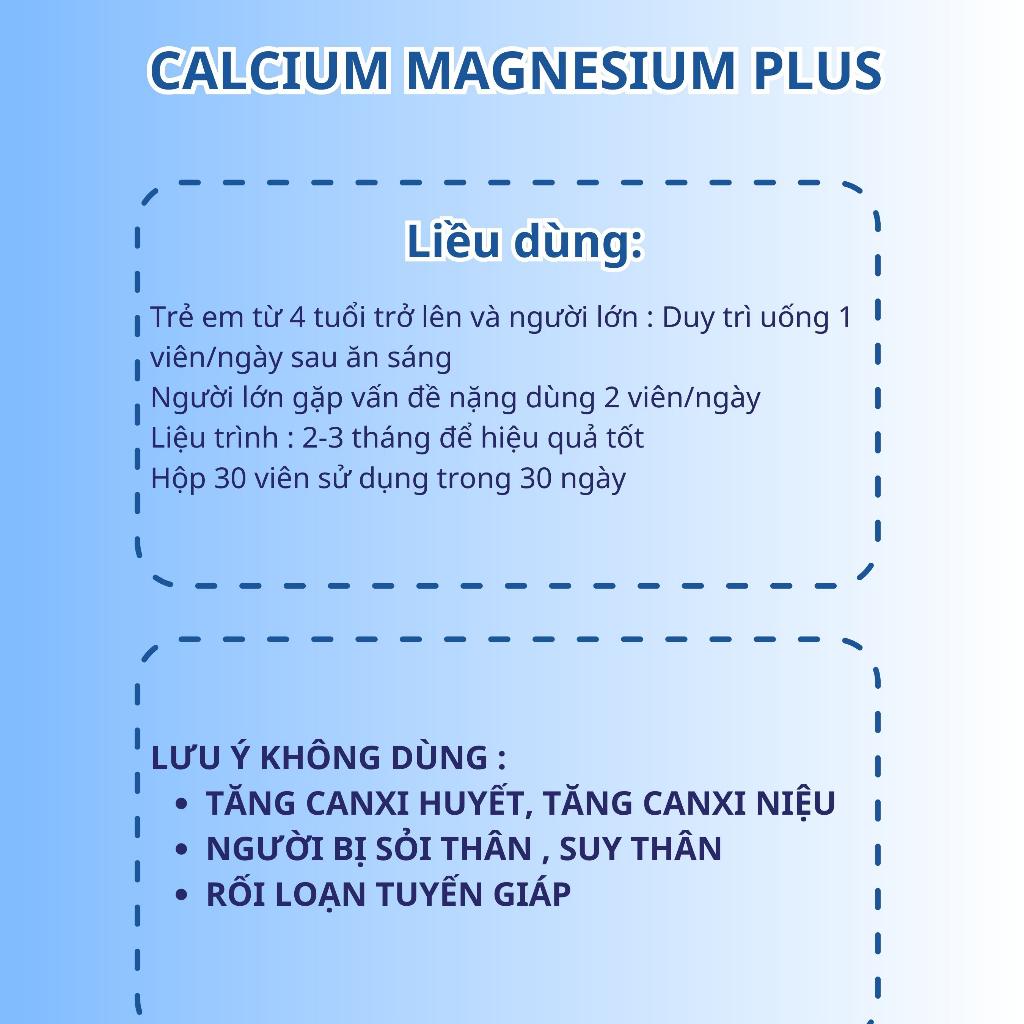 Viên Uống NUTRIONELIFE Calcium Magnesium Plus Bổ Sung Canxi Phát Triển Chiều Cao, Giúp Xương Chắc Khỏe 30 Viên