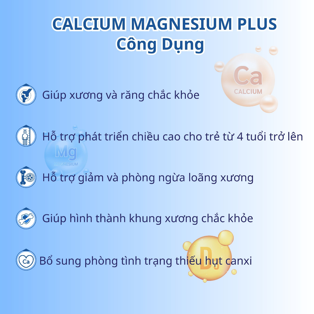 COMBO 2 Hộp NUTRIONELIFE Calcium Magnesium Plus Giúp Xương Chắc Khỏe, Cải Thiện Chiều Cao, Phòng Loãng Xương 30 Viên/Hộp