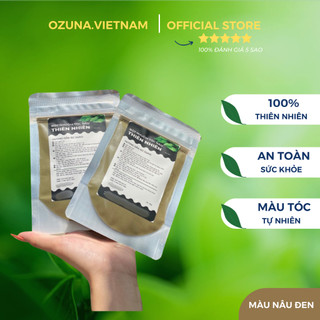 Bột nhuộm chấm chân tóc Ozuna VIỆT NAM 12Gr từ lá cây thiên nhiên an toàn cho mọi lứa tuổi
